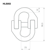 Hammer Lock Chain Connector Kit (Pair) - 10mm - 3,150kg (3.15T) Rated