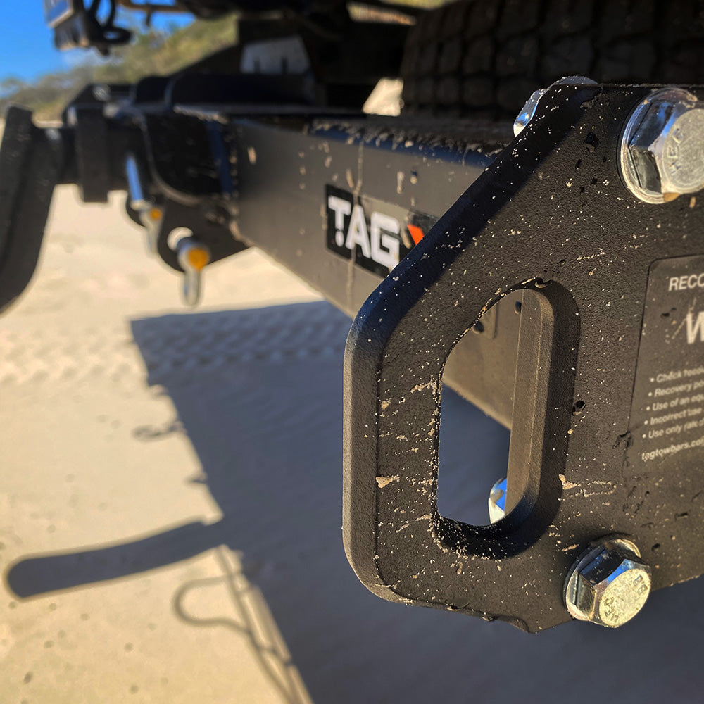 TAG XR Extreme Recovery Towbar on beach
