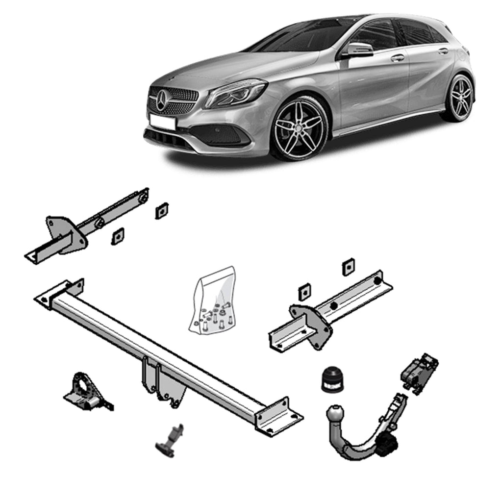 Brink Towbar European for MERCEDES-BENZ A-CLASS (09/2004 - 05/2018), B-CLASS (09/2004 - 05/2018)