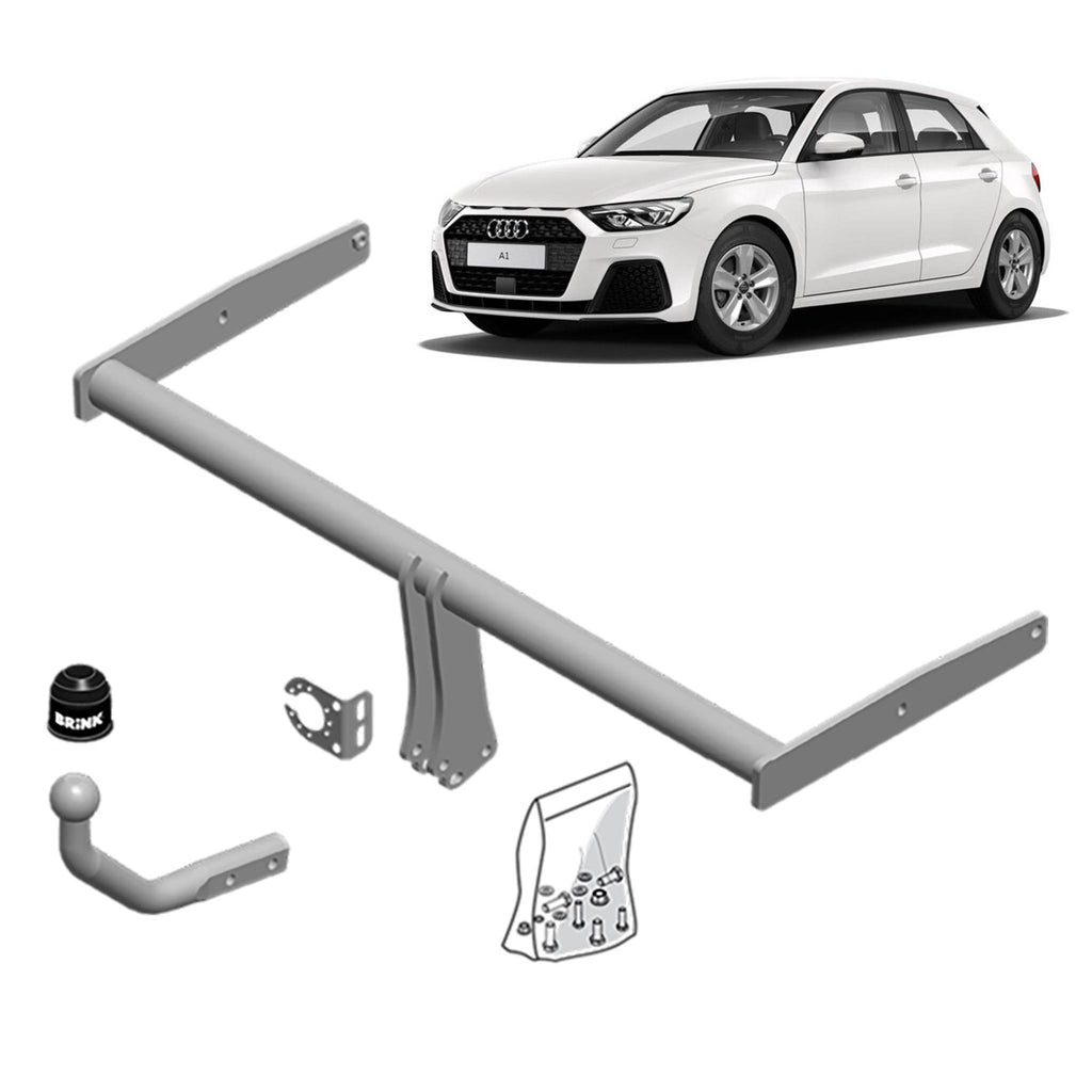 Brink Towbar European for Audi A1 (11/2011 - on), Audi A1 (05/2010 - 04/2015), Volkswagen Polo (03/2009 - on)