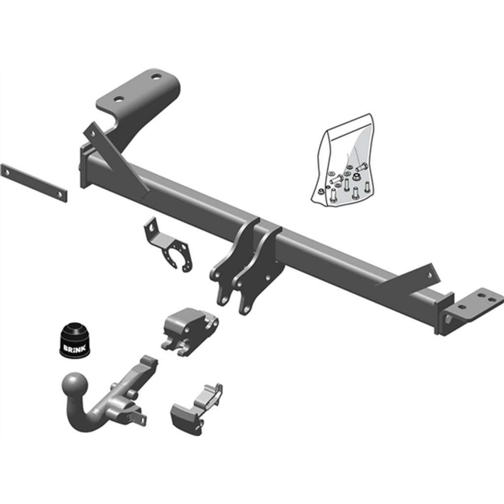 Brink Towbar European for Land Rover Defender (09/2019 - on), Land Rover Range Rover Velar (03/2017 - on), Land Rover Range Rover Sport (04/2013 - on), Land Rover Discovery (09/2018 - on), Land Rover Discovery Sport (07/2016 - on), Land Rover Range...