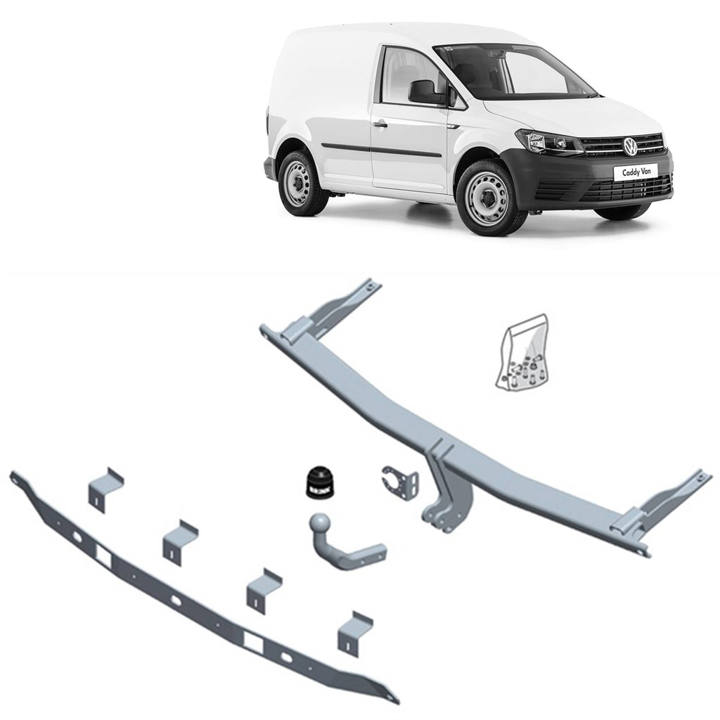 Brink Towbar European for Volkswagen Caddy (04/2004 - on), Volkswagen Caddy (03/2004 - 08/2010)