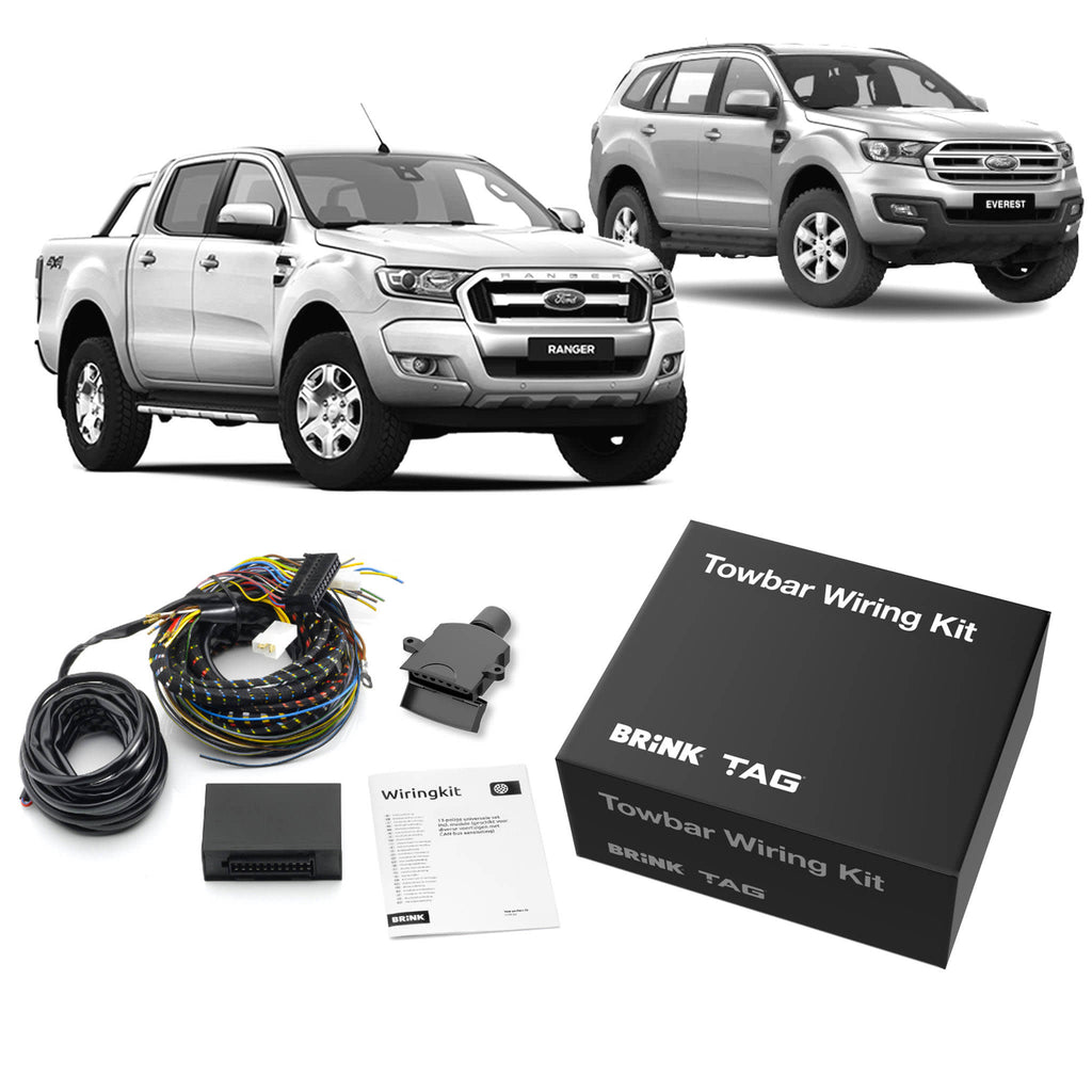 TAG Direct Fit Wiring Harness for Ford Ranger PX2 PX3 (06/2015 - 05/2022), Ranger Next Gen (06/2022 - 11/2024), Ford Everest UA/UA MkII (07/2015 - 05/2022), Volkswagen Amarok NF (12/2022- on)