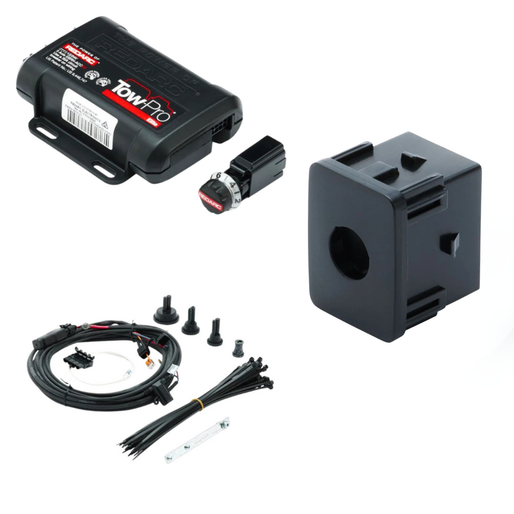 REDARC Brake Controller for Nissan Navara NP300 & Nissan Pathfinder R52 with Loom and Tow-Pro Switch Insert Panel