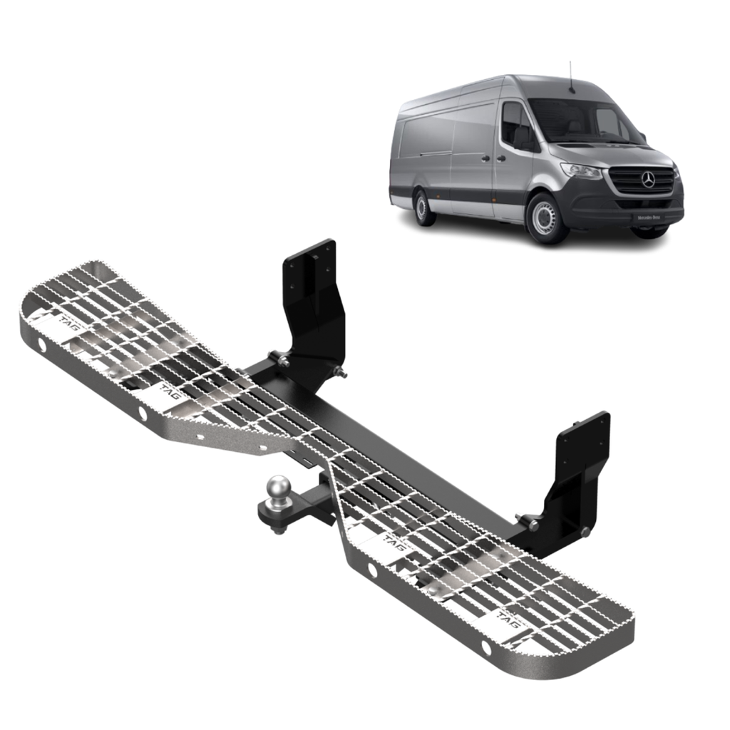 TAG Heavy Duty Towbar & Rear Step for Mercedes Sprinter Van 907 (VS30)