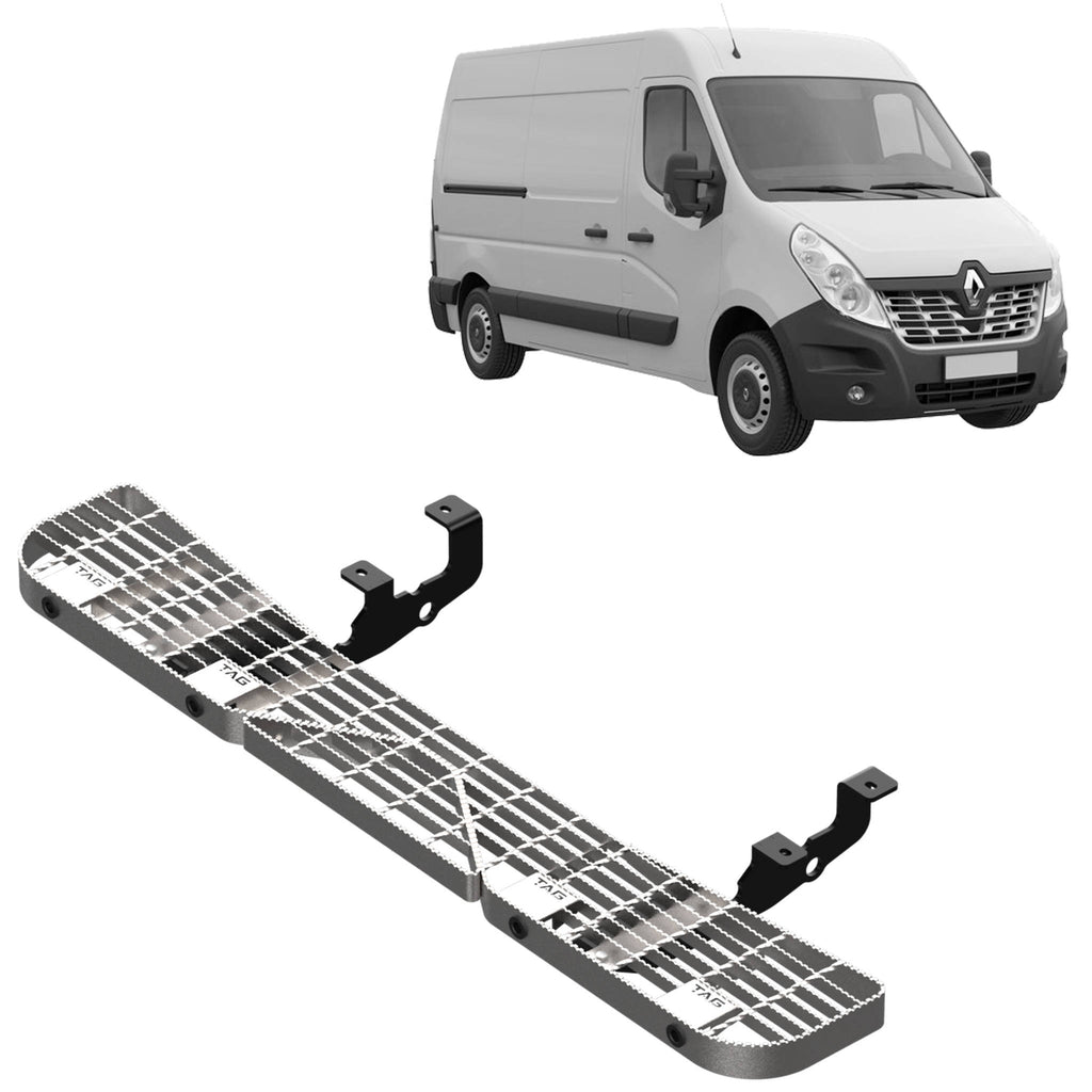 TAG Rear Step and Sensor Brackets for Renault Master FWD Vehicles (10/