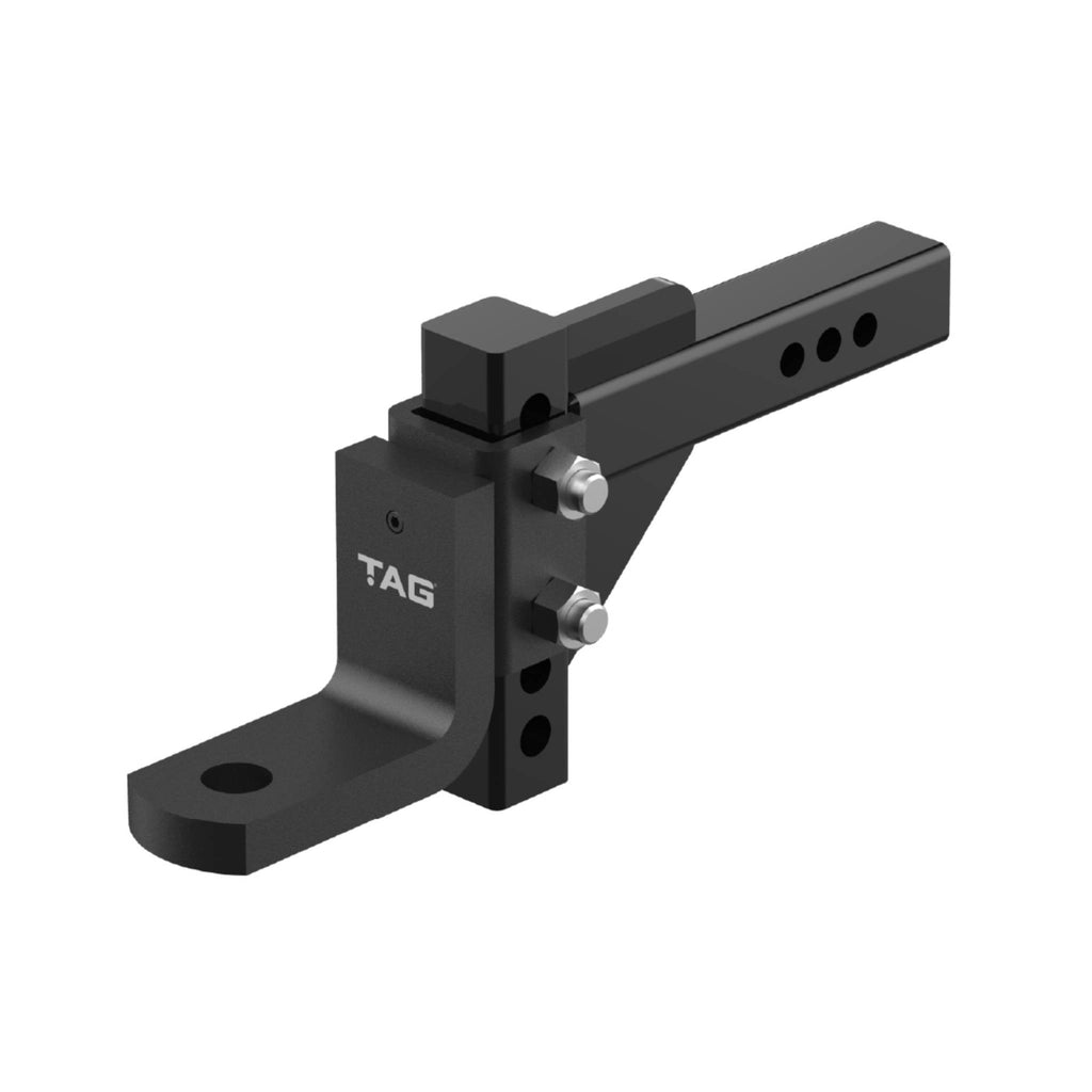 Tag High Mount Module TAG Adjustable Heavy Duty Tow Ball Mount 90° Face, 50mm Square Hitch
