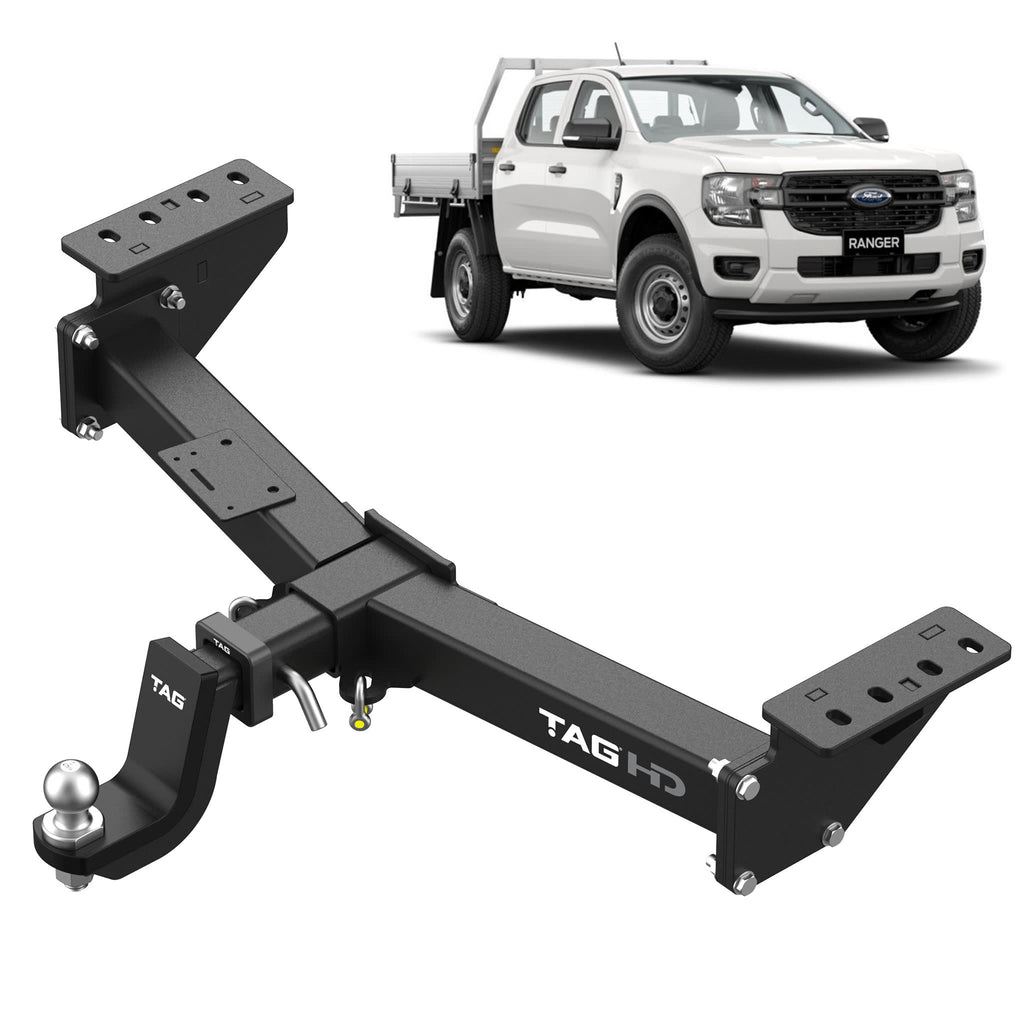TAG Heavy Duty Towbar for Next-Gen Ford Ranger (Cab Chassis 06/2022 - on), Volkswagen Amarok (Cab Chassis 12/2022 - on)